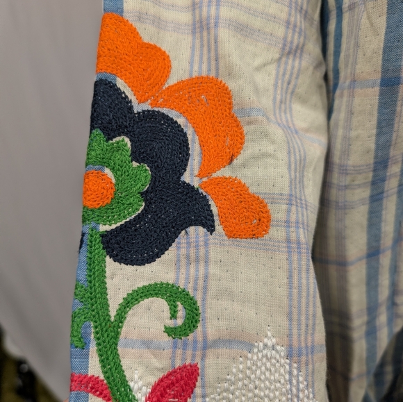 We The Free Embroidered Sashiko Shirt - Picture 5 of 11